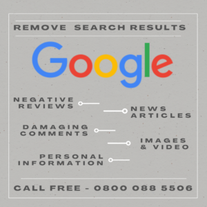 Remove Search Results from Google - Reputation Ace - Reputation Management Company UK - 0800 088 5506