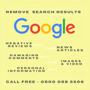 Remove Search Results from Google - Reputation Ace - Reputation Management Company UK - 0800 088 5506