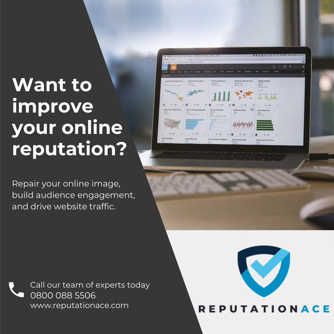Reputation Ace - Hide & Remove Negative Search Results in Google. Reputation Management Company. Reputation Repair in UK